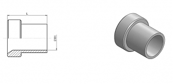 Втулка под развальцовку D20 JIC 1.1/16"