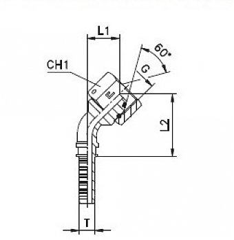 BSP 1/8"-28/45-04 DN6 (С) штифт. гайка (O-RING)