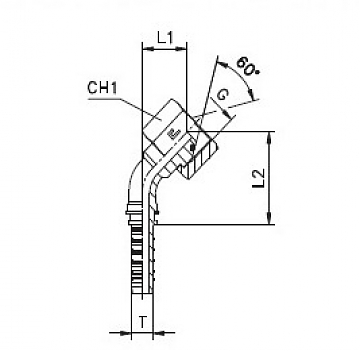 BSP 2"-11/45-24 DN38 (С) (O-RING)