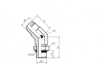 TN517-JIC 7/8"-3/4"-16 UNF